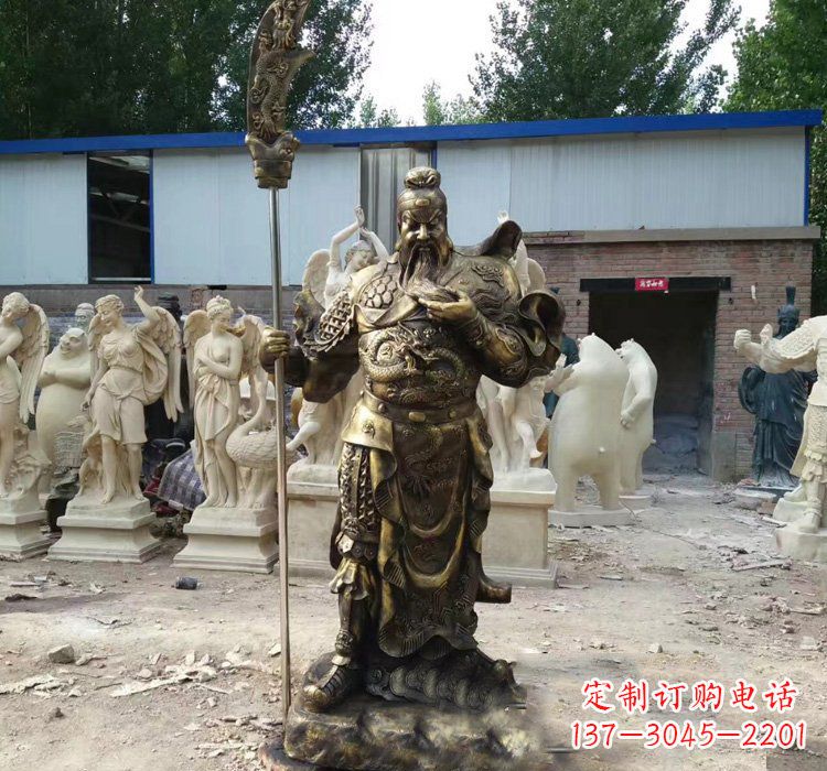 开封精致古典,尊贵典雅--关公铜雕定制