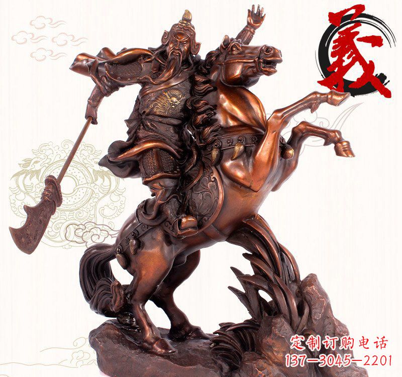 开封中领雕塑:脱胎于古代传奇的关公铜雕