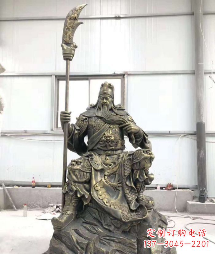 开封关公铜雕,令您的装饰更加添彩