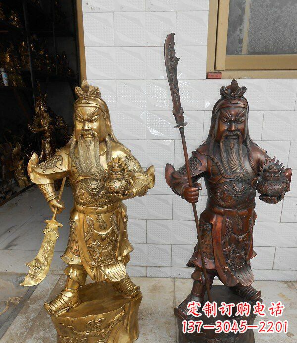 开封拥有历史韵味的关公武财神铜雕