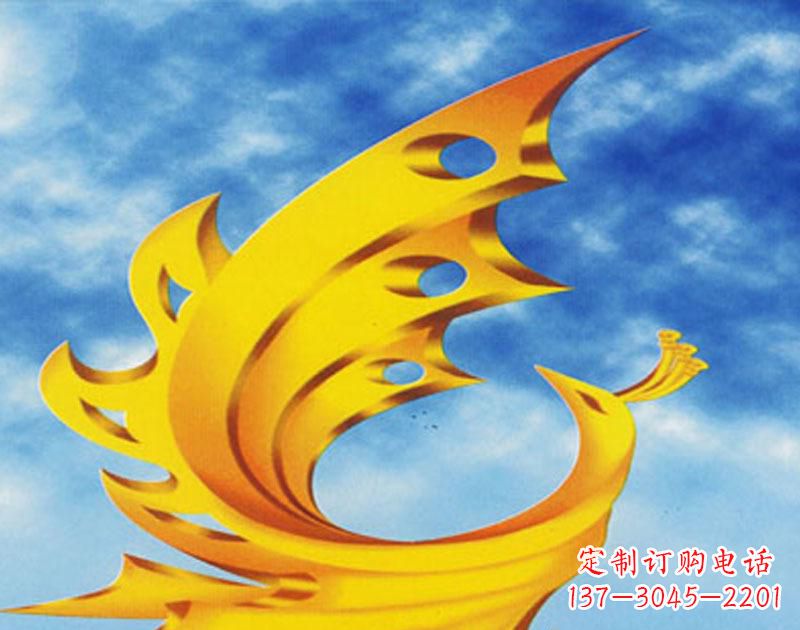 开封欣赏高贵凤凰雕塑