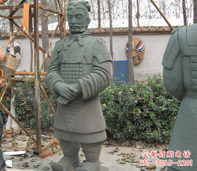 开封广场兵马俑石雕