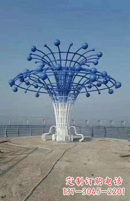 开封广场不锈钢抽象鲸鱼喷水雕塑