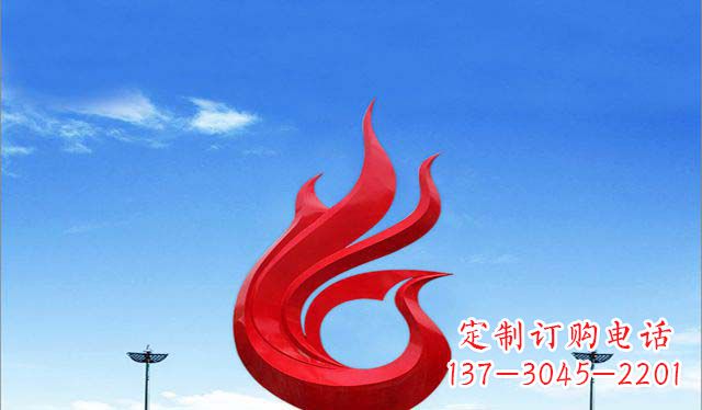 开封优雅定制，高贵不锈钢凤凰雕塑