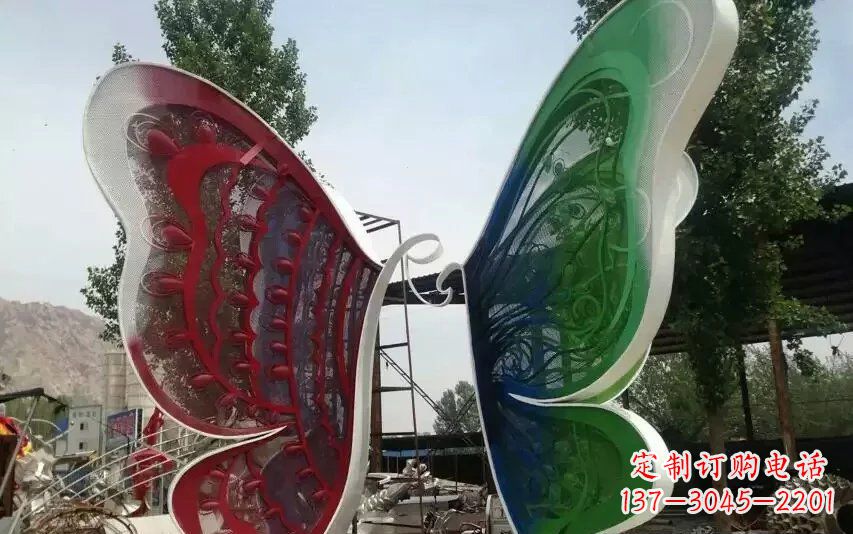 开封精美不锈钢蝴蝶雕塑