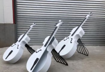 开封精美的不锈钢大提琴雕塑，让你的空间更加温馨