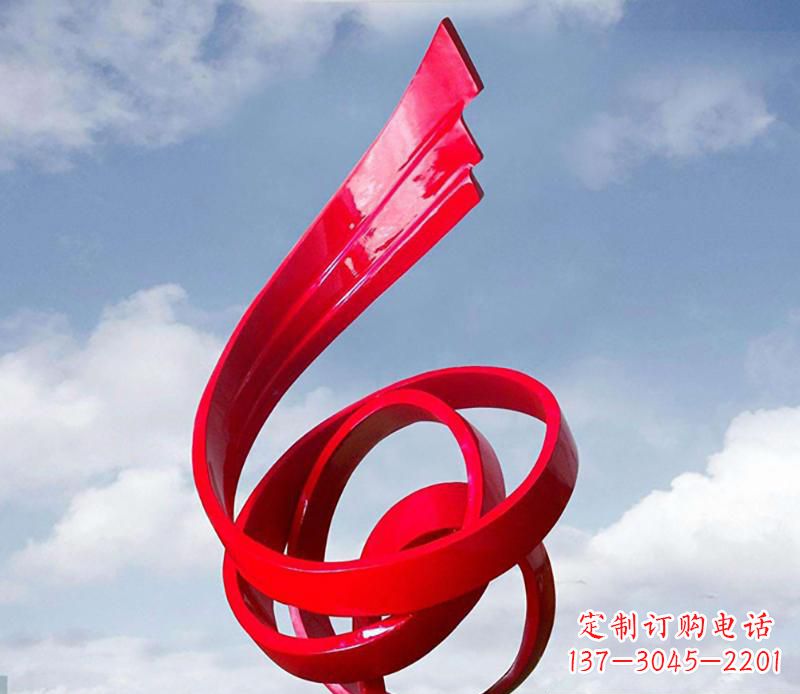 开封中领雕塑为您定制翅膀抽象雕塑