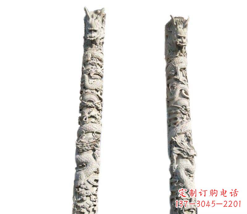 开封欣赏传统工艺,邀请专业大理石龙柱雕塑