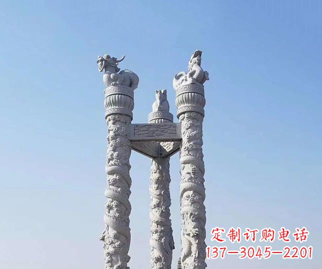 开封中领雕塑：精致石雕龙柱，展现时尚文化之美