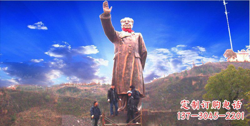 开封大型毛主席伟人铜雕
