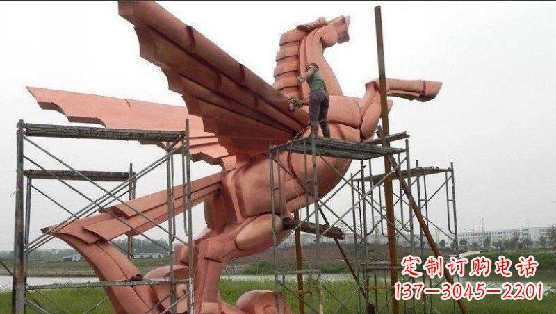 开封飞马铜雕:完美艺术品