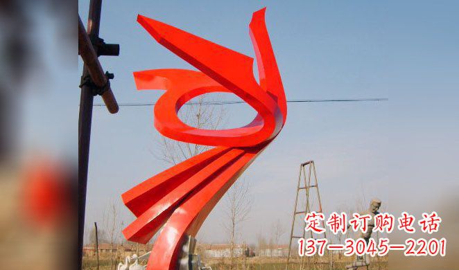 开封高贵凤凰不锈钢雕塑