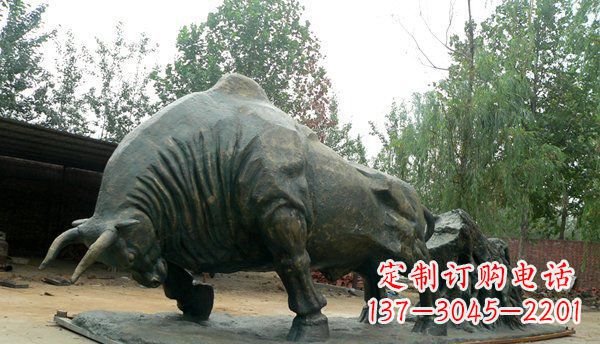 开封铜雕牛雕塑-领雕塑定制
