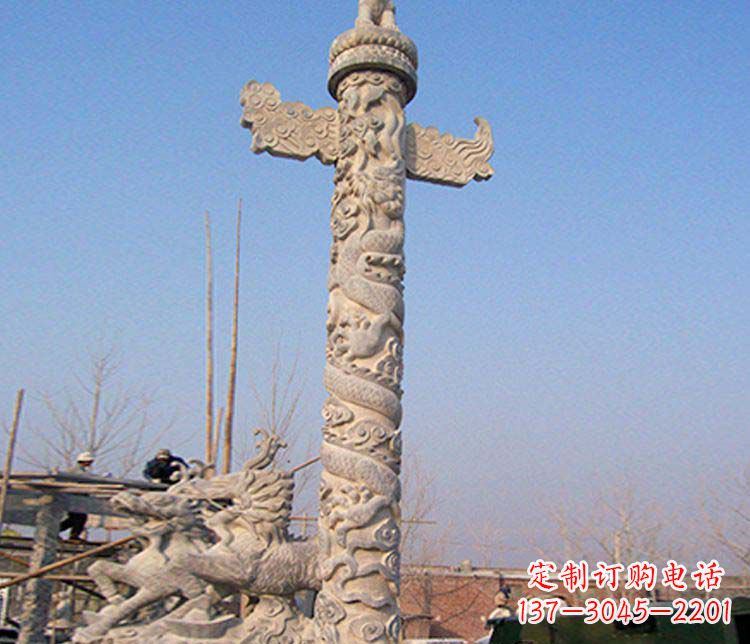 开封广场华表景观石雕