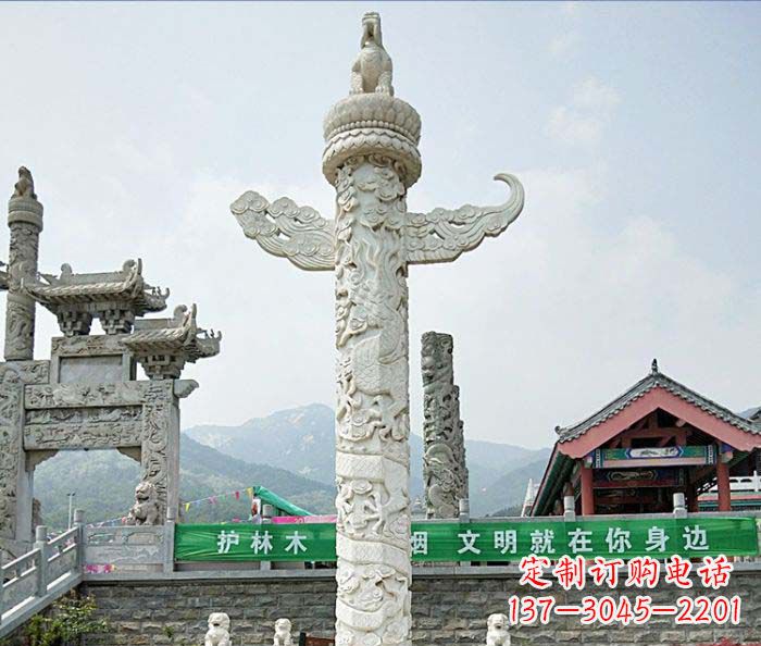 开封广场景观大理石华表石雕