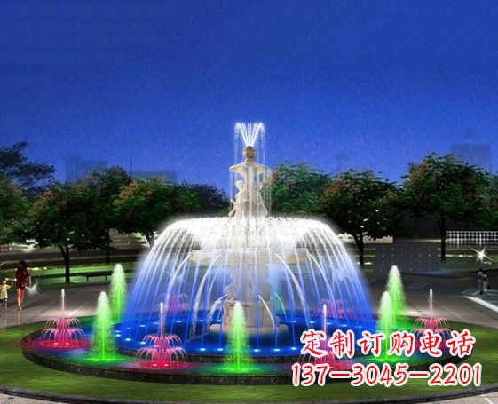 开封广场景观大型喷泉石雕 (2)
