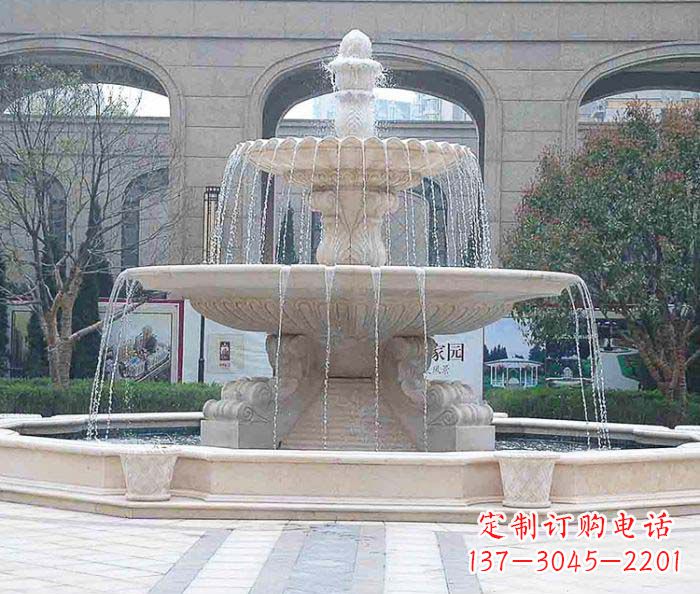 开封广场景观大型喷泉石雕