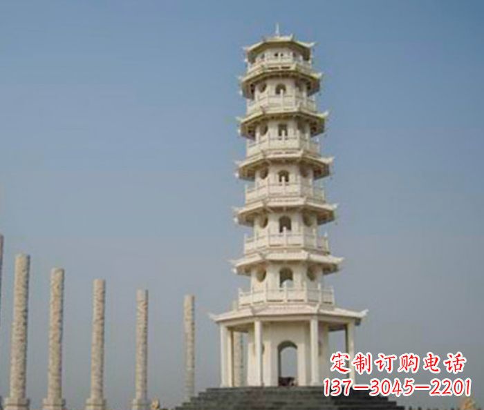 开封多层宝塔石雕:极致精美的雕塑艺术