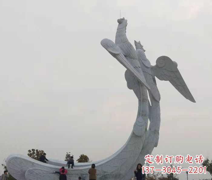 开封广场景观凤凰石雕