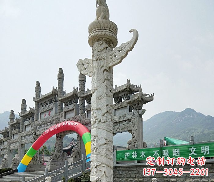 开封中领雕塑汉白玉华表石雕--专业的定制雕塑制作服务