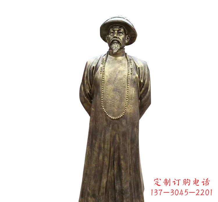 开封纪念林则徐的铜雕精品