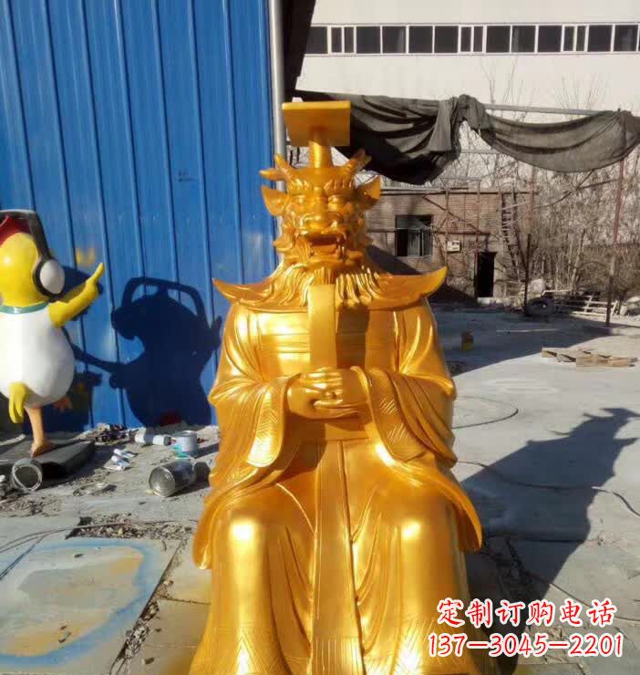开封广场龙王铜雕