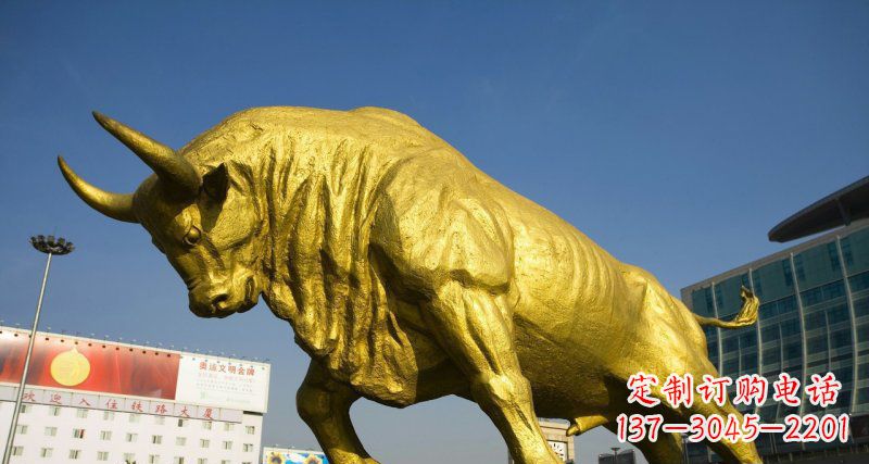 开封广场牛动物铜雕