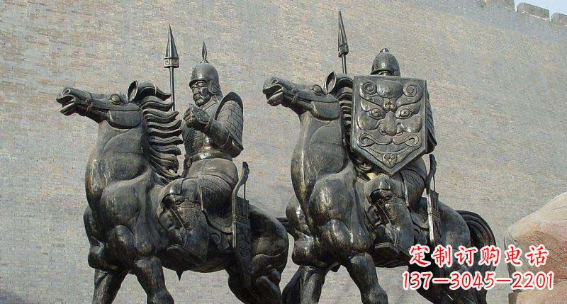 开封中领雕塑推出的将军铜雕以古代将军的形象为…