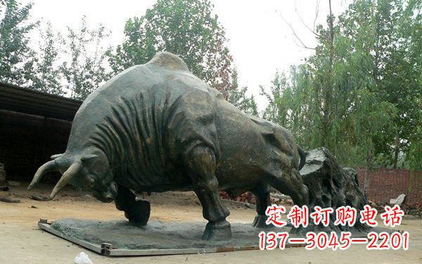 开封新中国拓荒牛铜雕,传承中国传统文化