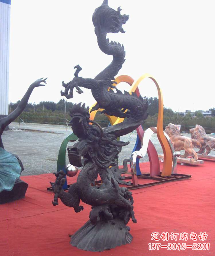 开封精美铜雕龙,汇聚古典气息