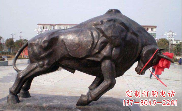 开封拓荒牛铜雕塑,让您的空间与众不同