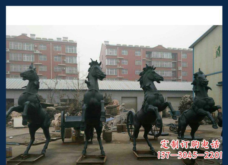 开封中领雕塑推出的优雅动物铜雕飞马,以其出色…