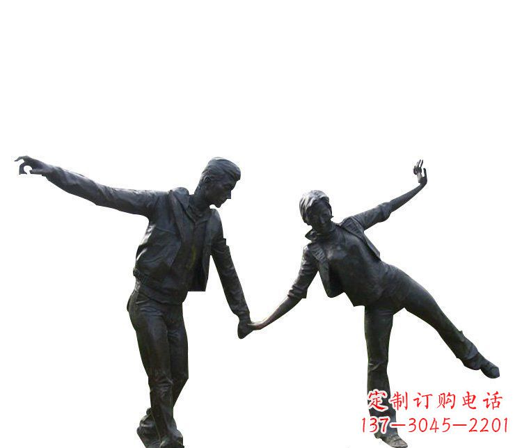 开封铜恋人雕塑,完美呈现浪漫爱情