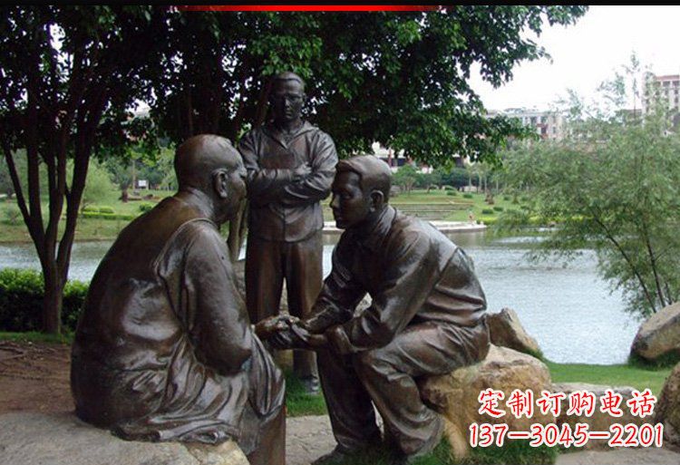 开封中领雕塑:精美老人雕塑