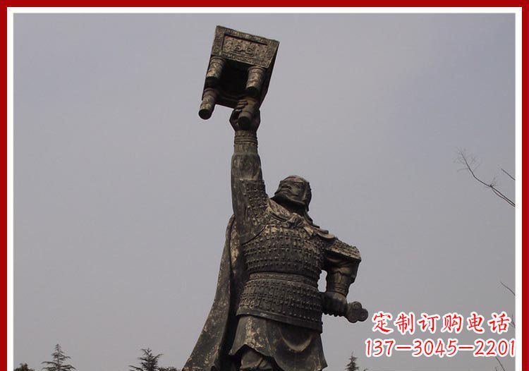 开封铜雕威武将军雕塑,雕刻极致端庄风采
