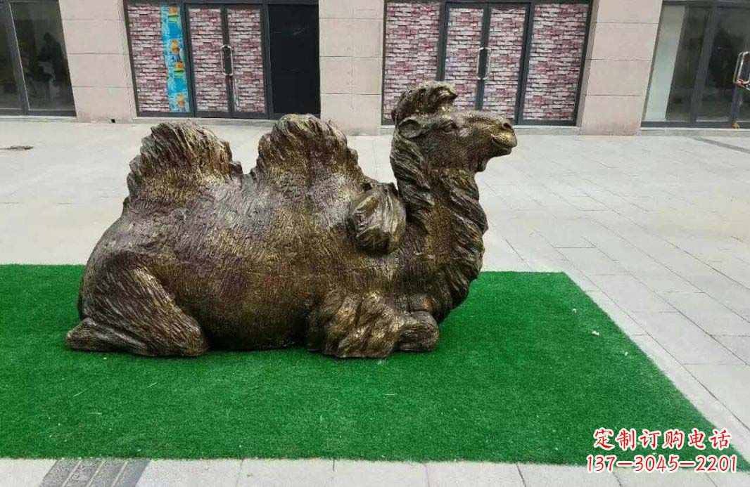开封完美艺术──骆驼跪姿铜雕