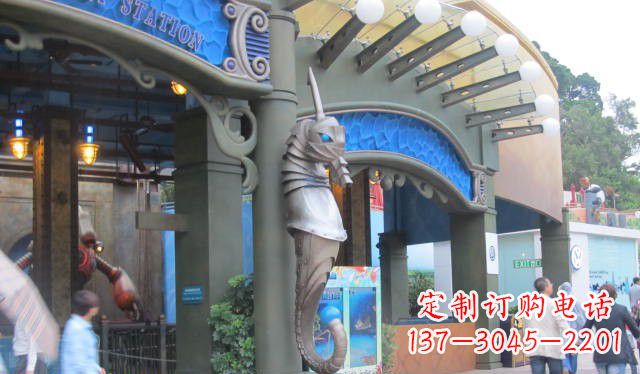 开封海马铜雕,一流的马雕塑制作