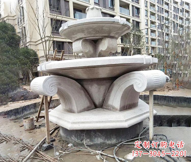 开封海马喷泉石雕