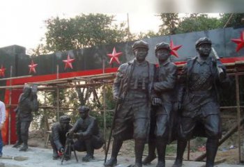 开封定制红军雕塑，标志着嘉年华的荣耀
