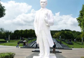 开封爱迪生公园广场世界名人石雕塑
