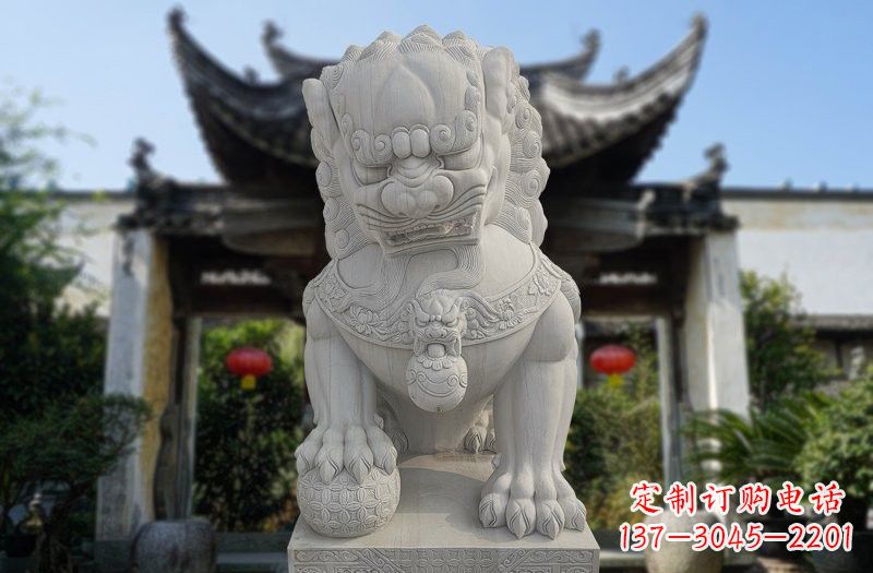 开封仿故宫狮子石雕,精心打造文化艺术之作