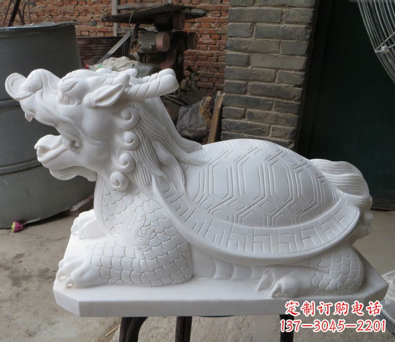 开封汉白玉龙龟雕塑公园景观