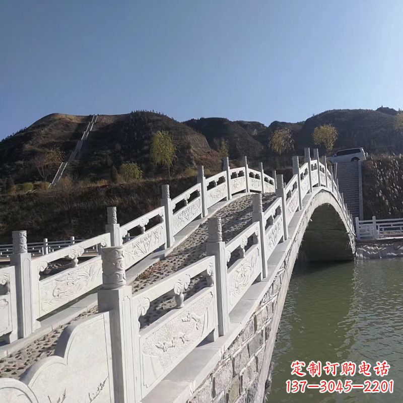 开封汉白玉路桥石栏杆雕塑