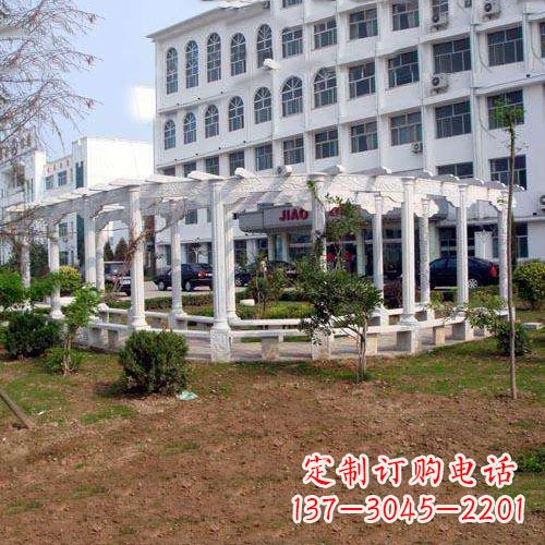 开封汉白玉欧式石雕花架