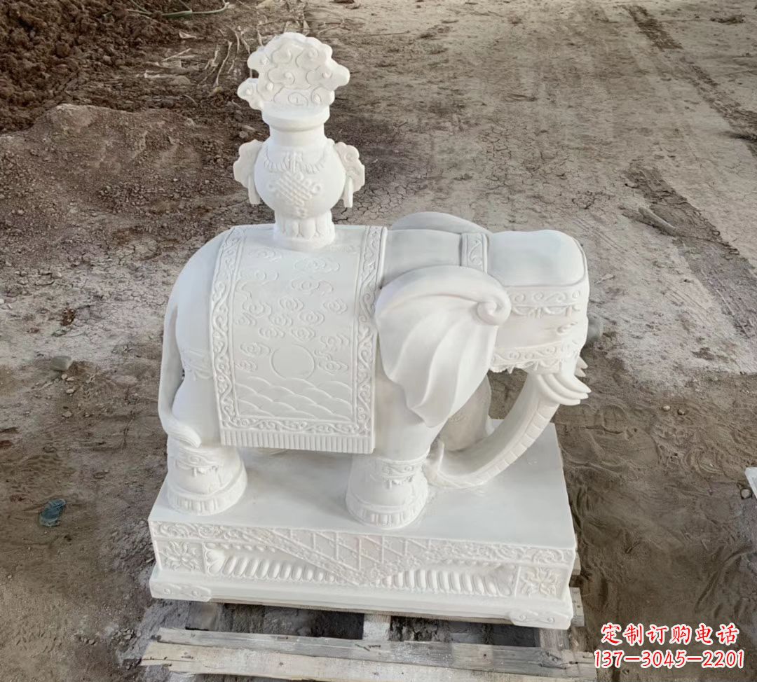 开封精美绝伦,汉白玉宝瓶雕塑