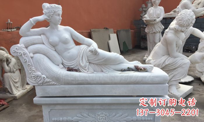 开封中领雕塑汉白玉女人雕塑将精湛的雕刻技艺与…
