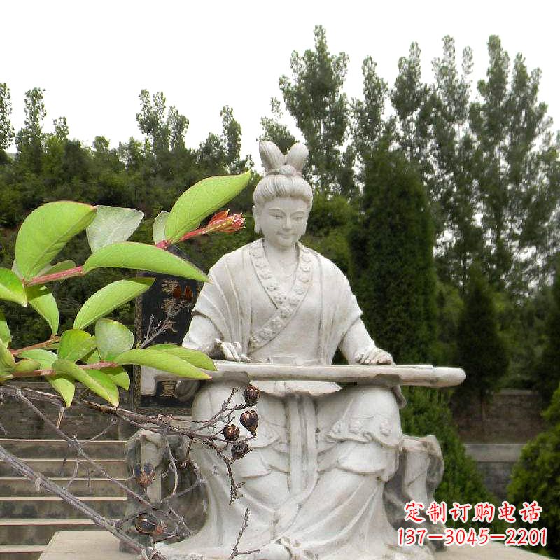 开封蔡文姬石雕,见证历史美女蔡文姬的魅力
