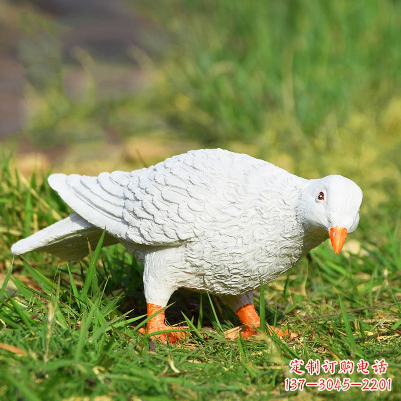 开封中领雕塑:传递和平与爱的和平鸽雕塑