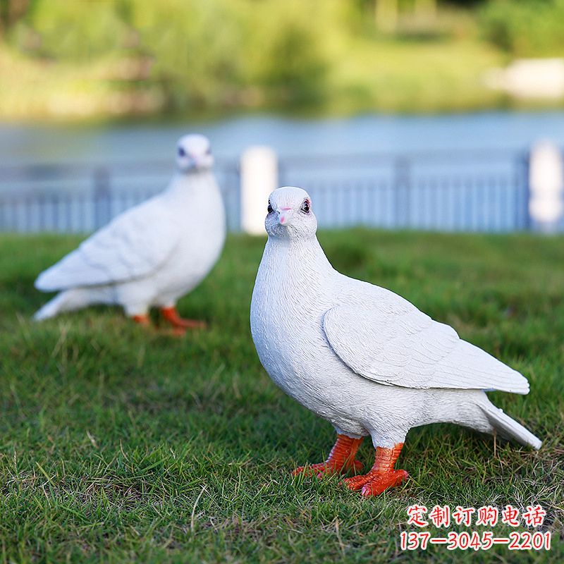 开封新型和平鸽雕塑,让爱与和平传递