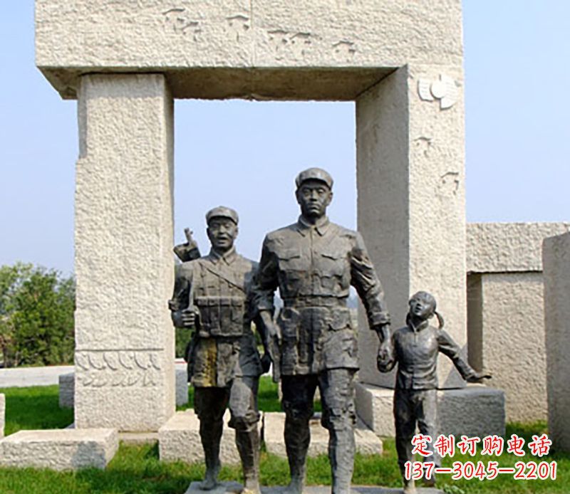开封红军公园雕塑,精致而独特